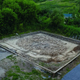 The newly discovered mammoth bone structure at the Kostenki 11 site in Russia.